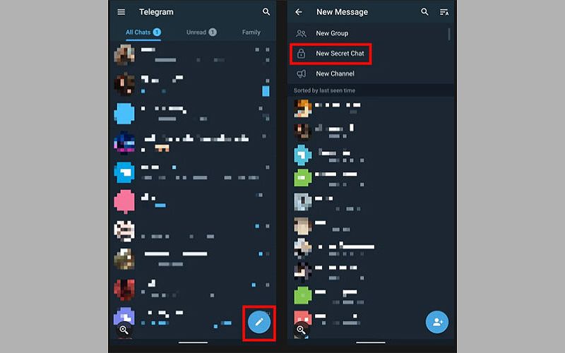 Cách bắt đầu một cuộc trò chuyện bí mật trên Telegram